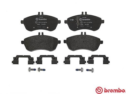 A.B.S. P 50 067 BREMBO BREMSBELÄGE, RICHTUNGSGEBUNDEN Bremsbelagsatz, Scheibenbremse
